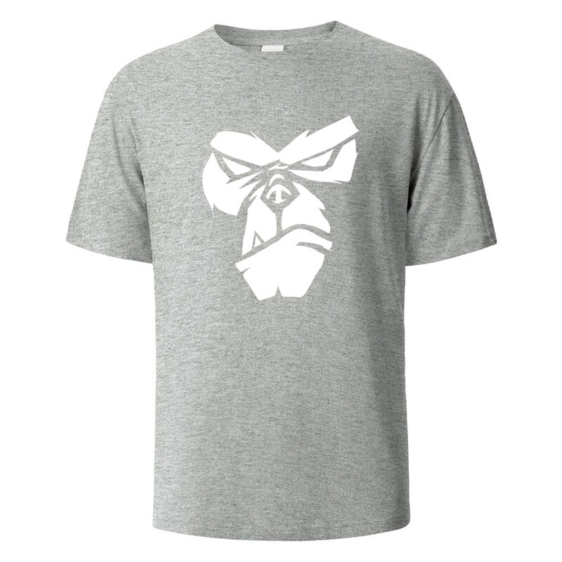 Gorilla Face Funny Print T-särk Suvised T-särgid Meestele Naistele 100% puuvillast O-kaelusega Oversize vabaaja lühikeste varrukatega Streetwear Basic top