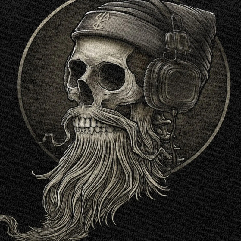 2024. gads vīriešiem Pure Viking Berserker T-krekls Grafiskais T krekli Vīriešu Winya Skull Beard T krekls Gothic T-krekls Apģērbs Y2k
