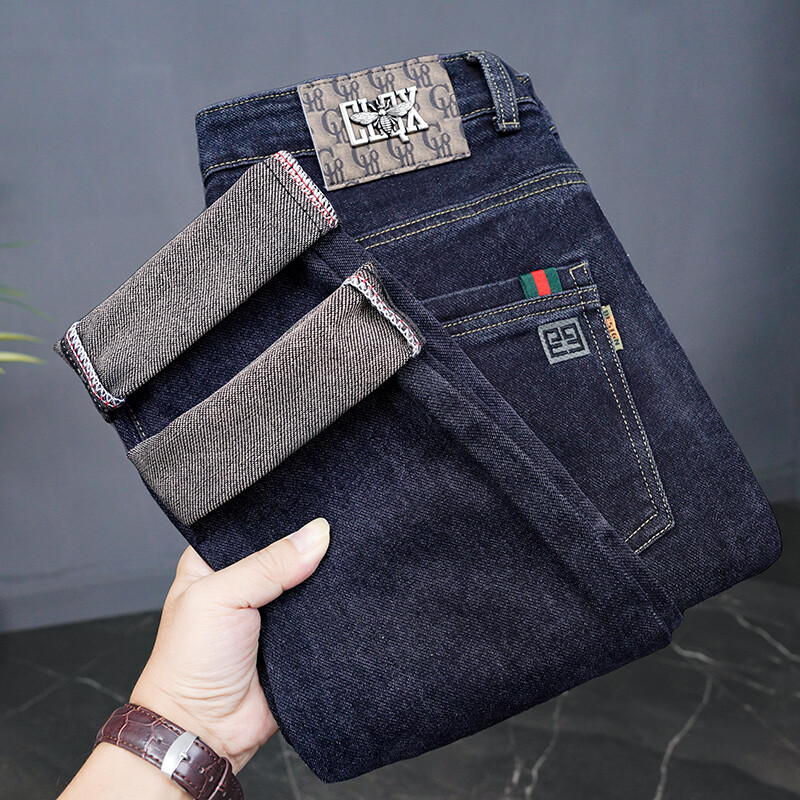 Meeste teksariidest sirged püksid vabaaja meeste mood, elastne vöökoht, vintage püksid, kevadel lõhki rebitud pehme venivad õhukesed teksad