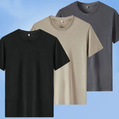 Vasaras vīriešu T-krekls ar īsām piedurknēm bāzes slāņa tops, moderns novājēšanas apaļa kakla apdruka ar apdruku uz augšu ielu pārdevēju preces