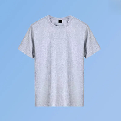 Vasaras vīriešu T-krekls ar īsām piedurknēm bāzes slāņa tops, moderns novājēšanas apaļa kakla apdruka ar apdruku uz augšu ielu pārdevēju preces