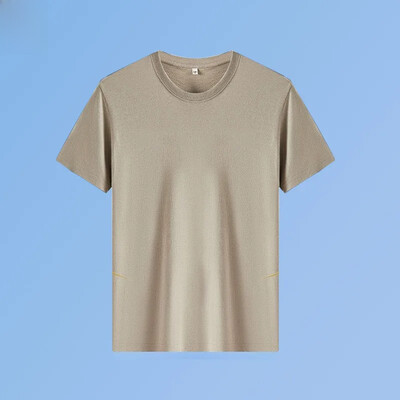 Vasaras vīriešu T-krekls ar īsām piedurknēm bāzes slāņa tops, moderns novājēšanas apaļa kakla apdruka ar apdruku uz augšu ielu pārdevēju preces