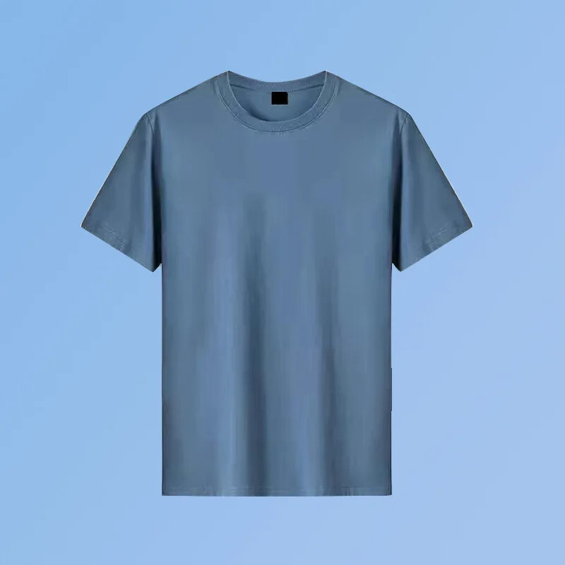 Vasaras vīriešu T-krekls ar īsām piedurknēm bāzes slāņa tops, moderns novājēšanas apaļa kakla apdruka ar apdruku uz augšu ielu pārdevēju preces