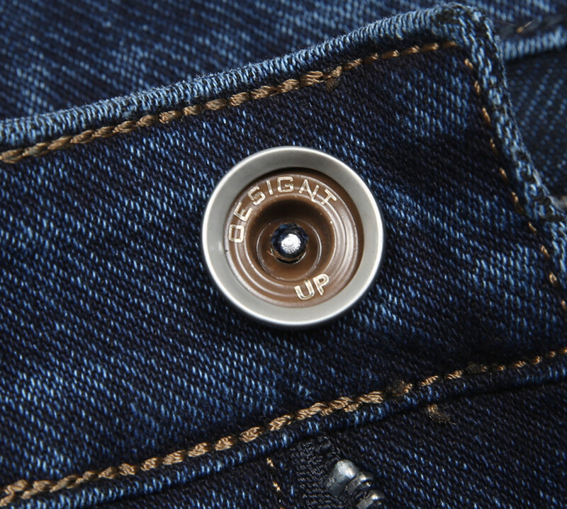 Дънкови дънки с висока талия за мъже Панталони Плюс размер 40 42 Модни дизайнерски дънки Панталони за мъже Street Wear Прави свободни есенни