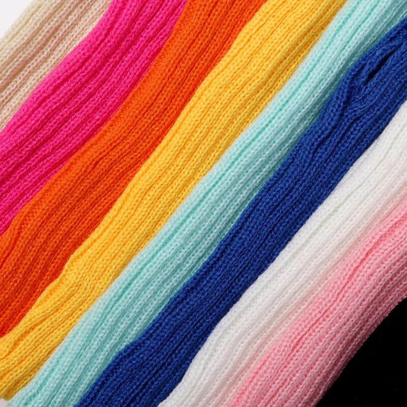 Lolita Cimdi bez pirkstiem Roku sildītāji Gothic Sievietēm Trikotāžas Kawaii balti melni roku darba cimdi Anime Cosplay potītes plaukstas piedurknes