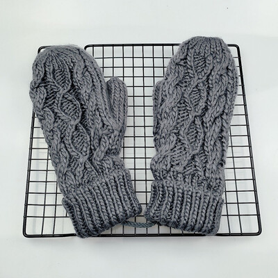 Naised Mood Kudud Keerdlilled Labakindad Talvised Naiste Päitsed Kael Paks Soe Noorus Täissõrmega Kindad Tüdrukutele Kingitus Välisuus