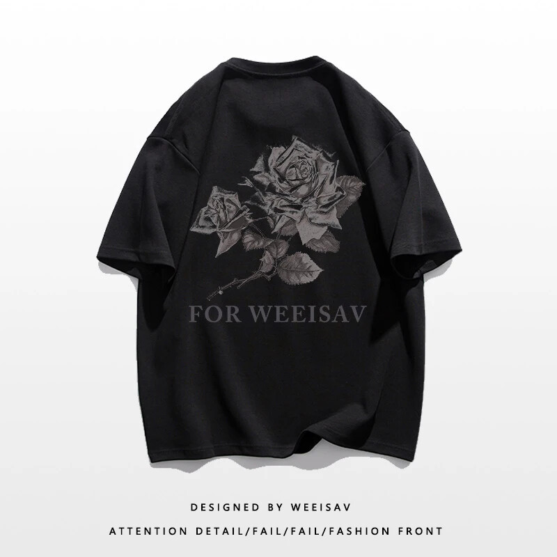 Vasaras modes smagsvara retro vīriešu angļu burti ar 100% kokvilnas apdruku ar apaļu kakla izgriezumu Augstas kvalitātes ikdienas fitnesa ielas T-krekls