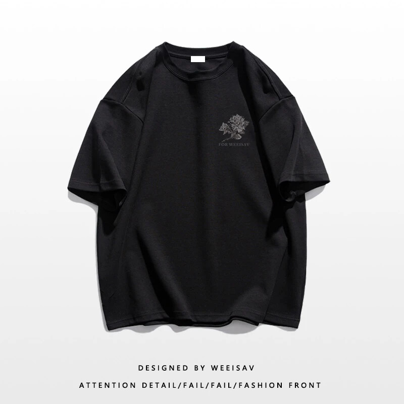 Vasaras modes smagsvara retro vīriešu angļu burti ar 100% kokvilnas apdruku ar apaļu kakla izgriezumu Augstas kvalitātes ikdienas fitnesa ielas T-krekls