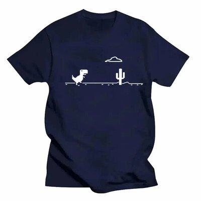 Mozaik Igra Kaktus Mali Dinosaurus Otisci Muške majice Kreativnost Ulične Smiješne Kratkih rukava Ležerne sve matematičke muške odjeće