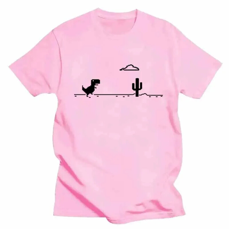 Mozaik Igra Kaktus Mali Dinosaurus Otisci Muške majice Kreativnost Ulične Smiješne Kratkih rukava Ležerne sve matematičke muške odjeće