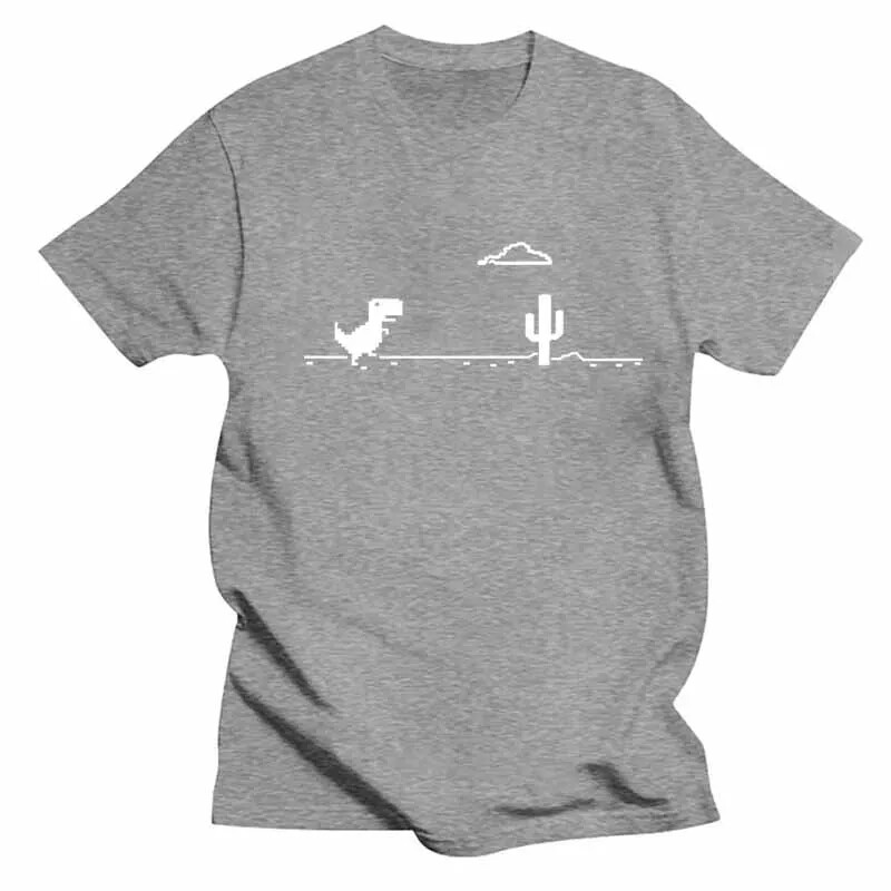 Mozaik Igra Kaktus Mali Dinosaurus Otisci Muške majice Kreativnost Ulične Smiješne Kratkih rukava Ležerne sve matematičke muške odjeće