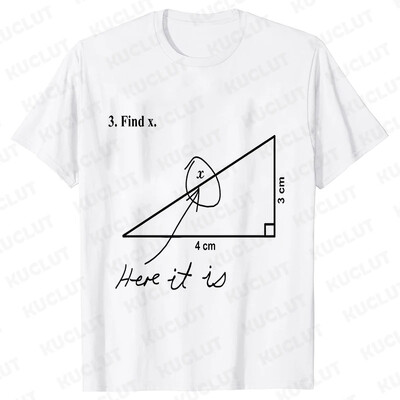 I Love Math Formula Meeste T-särgid Tänavarõivad Riided Lühikeste varrukatega Naljakas disain Y2k Topid Spordirõivad Vabaaja vintage klassikalised särgid