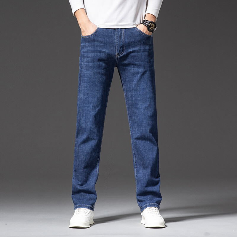 2024. g. vintage apģērbi Vīriešu somas bikses Vetement Homme vīriešu luksusa džinsa melna zila krāsa džinsi lielizmērs 44 46