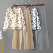 HLBCBG ikdienas vasaras treniņtērps sievietēm divdaļīgs komplekts ar īsām piedurknēm, trikotāžas divdaļīgs sieviešu komplekts ar šķēlumu, platas kājas bikšu pieskaņošanas komplekti