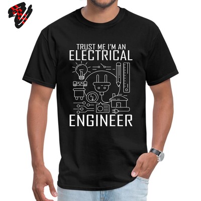 2024. Popularna majica kratkih rukava 100% pamuk Muška majica s kratkim rukavima Vjerujte mi ja sam inženjer i štreber s citatom Majice High Street crno-bijela majica smiješno