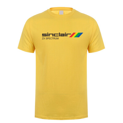 Sinclair Zx Spectrum T kreklu topi vasaras īsām piedurknēm kokvilnas vīrietim Sinclair Zx Spectrum T krekls vīriešu krekls