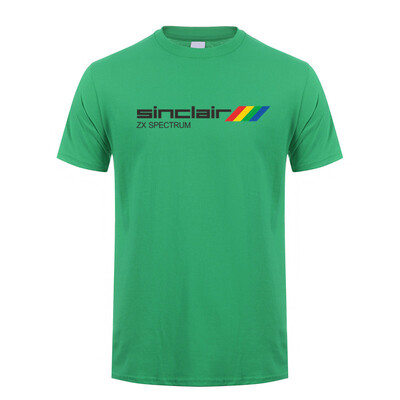 Sinclair Zx Spectrum T kreklu topi vasaras īsām piedurknēm kokvilnas vīrietim Sinclair Zx Spectrum T krekls vīriešu krekls