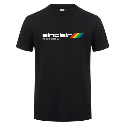 Sinclair Zx Spectrum T kreklu topi vasaras īsām piedurknēm kokvilnas vīrietim Sinclair Zx Spectrum T krekls vīriešu krekls