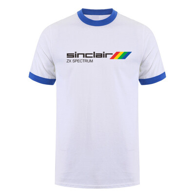 Sinclair Zx Spectrum T kreklu topi vasaras īsām piedurknēm kokvilnas vīrietim Sinclair Zx Spectrum T krekls vīriešu krekls