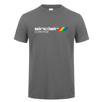 Sinclair Zx Spectrum T kreklu topi vasaras īsām piedurknēm kokvilnas vīrietim Sinclair Zx Spectrum T krekls vīriešu krekls