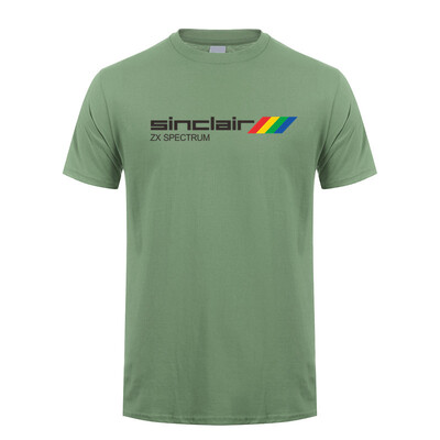 Sinclair Zx Spectrum T kreklu topi vasaras īsām piedurknēm kokvilnas vīrietim Sinclair Zx Spectrum T krekls vīriešu krekls