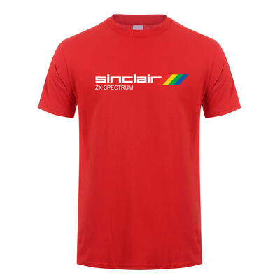 Sinclair Zx Spectrum T kreklu topi vasaras īsām piedurknēm kokvilnas vīrietim Sinclair Zx Spectrum T krekls vīriešu krekls