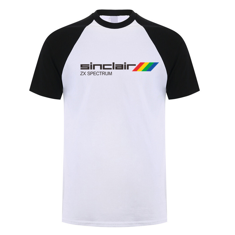 Sinclair Zx Spectrum T kreklu topi vasaras īsām piedurknēm kokvilnas vīrietim Sinclair Zx Spectrum T krekls vīriešu krekls