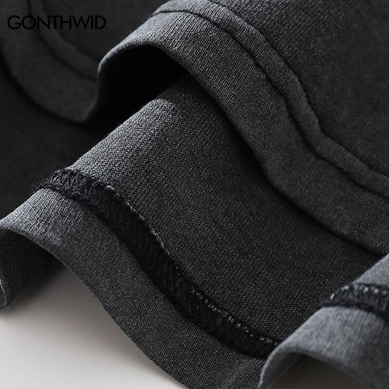 2023. g. Vīriešu ielu apģērbi Hip Hop Lielizmēra T krekls Smieklīgs Dobermana suns Grafiskais T krekls Vintage Washed Melns T krekls Harajuku Tee Cotton