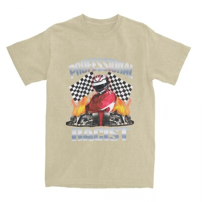 Profesionāls sertificēts rasistisks sacīkšu mēms T-krekls unisex kokvilnas apģērbs Harajuku Oneck ar īsām piedurknēm augstas kvalitātes ikdienas T-krekls