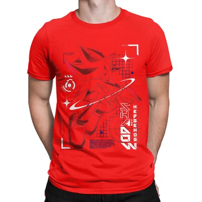 New Arrival Shadows The Hedgehog T-särk Unisex puuvillasele T-särgile lühikeste varrukatega rõivad