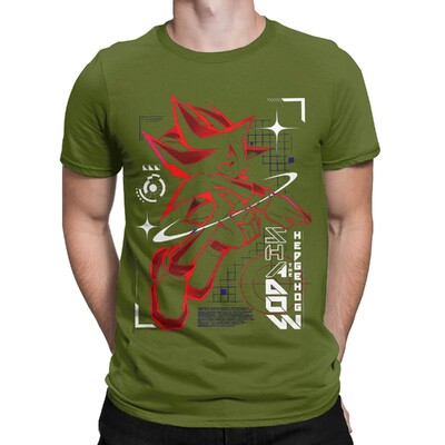 New Arrival Shadows The Hedgehog T-särk Unisex puuvillasele T-särgile lühikeste varrukatega rõivad