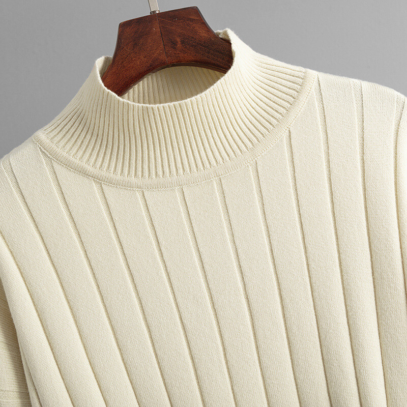 Ženska pletena trenirka s dolčevitom i dolčevitom, hlače, ležerno modno odijelo, jednobojni džemperi, jesenski dvodijelni kompleti širokog kroja