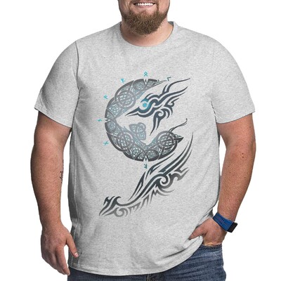 Graafilised T-särgid suurtele ja pikkadele meestele Puuvillane Suures suuruses T-särgid Suures suuruses T-särgid Lühikeste varrukatega Rõivad 6XL 5XL 4X