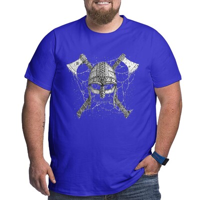 Odin Novelty T krekli lieliem un gariem vīriešiem Kokvilnas liela izmēra T-krekli Liela izmēra T-krekli ar īsām piedurknēm Apģērbi Tēvam Dāvana