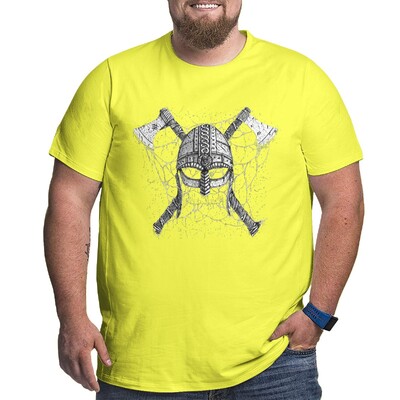 Odin Novelty T krekli lieliem un gariem vīriešiem Kokvilnas liela izmēra T-krekli Liela izmēra T-krekli ar īsām piedurknēm Apģērbi Tēvam Dāvana