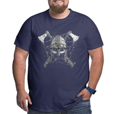 Odin Novelty T krekli lieliem un gariem vīriešiem Kokvilnas liela izmēra T-krekli Liela izmēra T-krekli ar īsām piedurknēm Apģērbi Tēvam Dāvana