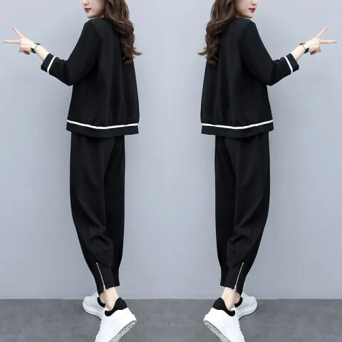 2022. aasta kevad-sügis uues stiilis korea avar salendav naiste rõivakomplekt Moodne väike jalatsite kleit