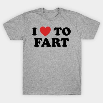 I Love To Fart T-Shirt Αστεία και αυτοκαταφρονητικά μπλουζάκια Ανδρικά Γυναικεία Βαμβακερά φαρδιά μπλουζάκια μπλουζάκι με λαιμόκοψη Αναπνεύσιμο κοντό μανίκι