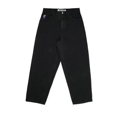 Hip Hop Big Boy Jeans Y2K Hlače Streetwear Gothic Cartoon Vez Retro Plave Baggy Jeans Punk Rock Široke hlače visokog struka