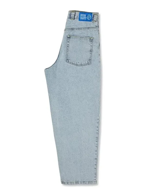 Hip Hop Big Boy Jeans Y2K Hlače Streetwear Gothic Cartoon Vez Retro Plave Baggy Jeans Punk Rock Široke hlače visokog struka