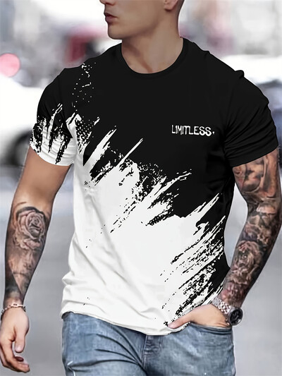 One Love Rasta Jamaican Reggae Style Мъжка тениска Лятна ежедневна ежедневна мъжка тениска Улична мода на открито Мъжко горнище с къс ръкав