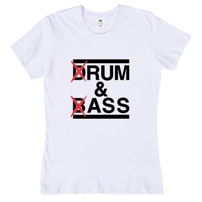 Smieklīgi Drum And Bass T krekls Rum And Ass Lovers Jokes Y2k ar īsām piedurknēm 100% kokvilna, mīksta unisex O veida kakla vasaras T-krekli ES izmēra
