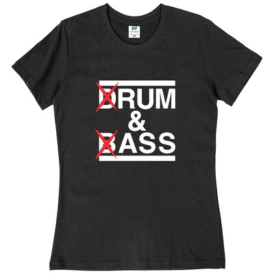 Smieklīgi Drum And Bass T krekls Rum And Ass Lovers Jokes Y2k ar īsām piedurknēm 100% kokvilna, mīksta unisex O veida kakla vasaras T-krekli ES izmēra