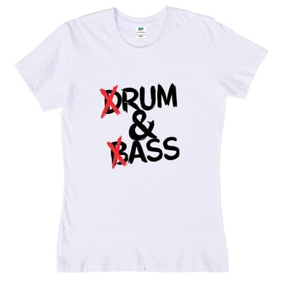Smieklīgi Drum And Bass T krekls Rum And Ass Lovers Jokes Y2k ar īsām piedurknēm 100% kokvilna, mīksta unisex O veida kakla vasaras T-krekli ES izmēra