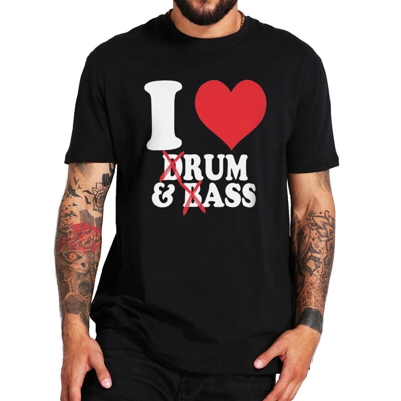 Smieklīgi Drum And Bass T krekls Rum And Ass Lovers Jokes Y2k ar īsām piedurknēm 100% kokvilna, mīksta unisex O veida kakla vasaras T-krekli ES izmēra