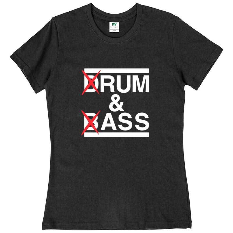 Smieklīgi Drum And Bass T krekls Rum And Ass Lovers Jokes Y2k ar īsām piedurknēm 100% kokvilna, mīksta unisex O veida kakla vasaras T-krekli ES izmēra