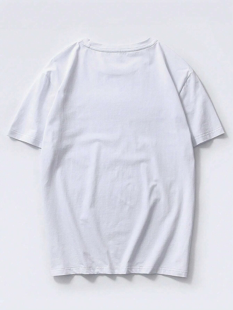 Мъжка, 100% памук, лятна свободна тениска с щампа Coconut Tree&Sloan Graphic, тениска, ежедневна спортна тениска с къси ръкави и кръгло деколте