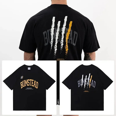 CBUM Majica kratkih rukava Gym Fitness T-shirt Široka prevelika pamučna muška majica kratkih rukava Sportske majice Ljetni trening Vježba Ženske majice