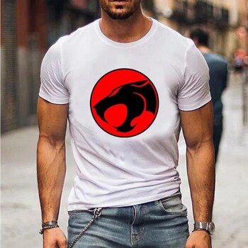 Нови анимационни аниме Thundercats Тениски Мъжки и женски модни тениски Streetwear Големи горнища Harajuku Тениски Дрехи 24209