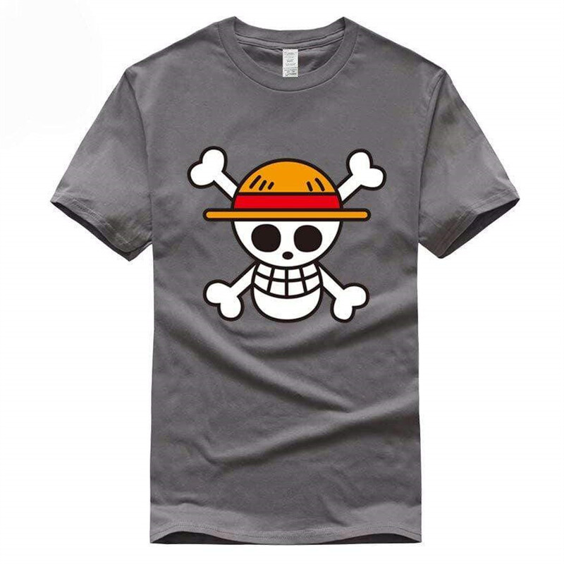 Viengabala salmu cepure ar logotipu Drukāt Vīriešu T-krekls Sieviešu apģērbi Japāņu anime kokvilnas topi Ikdienas īsām piedurknēm T krekls Ielu apģērbi